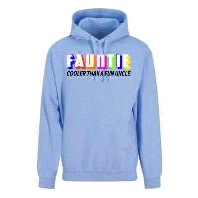 Fauntie Cooler Than a Fun Uncle Funcle Auntie Unisex Surf Hoodie