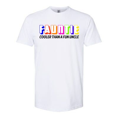 Fauntie Cooler Than a Fun Uncle Funcle Auntie Softstyle CVC T-Shirt