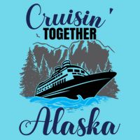 Funny Alaska Vacation Wildlife Cruisin' Together Alaska Gift Button