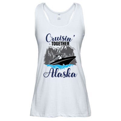 Funny Alaska Vacation Wildlife Cruisin' Together Alaska Gift Ladies Essential Flowy Tank