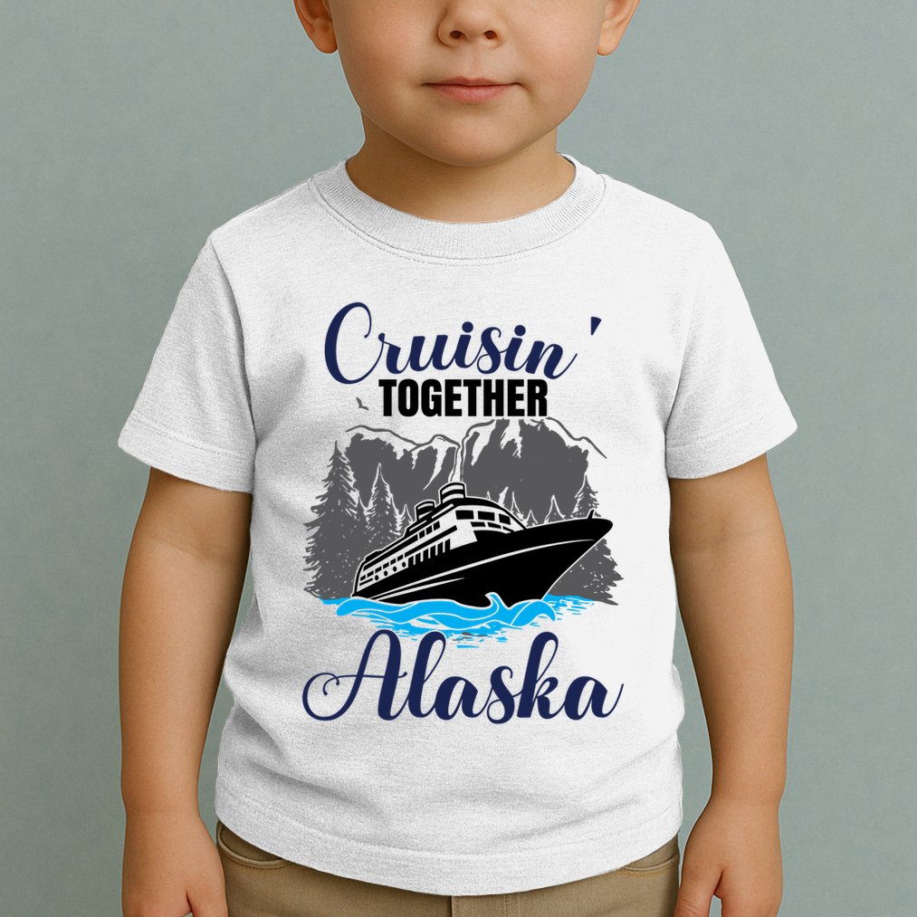 Funny Alaska Vacation Wildlife Cruisin' Together Alaska Gift Toddler T-Shirt