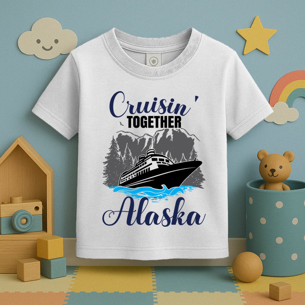Funny Alaska Vacation Wildlife Cruisin' Together Alaska Gift Toddler T-Shirt