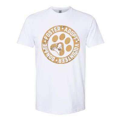 Foster Adopt Volunteer Donate Animal Rescue Dog Softstyle CVC T-Shirt