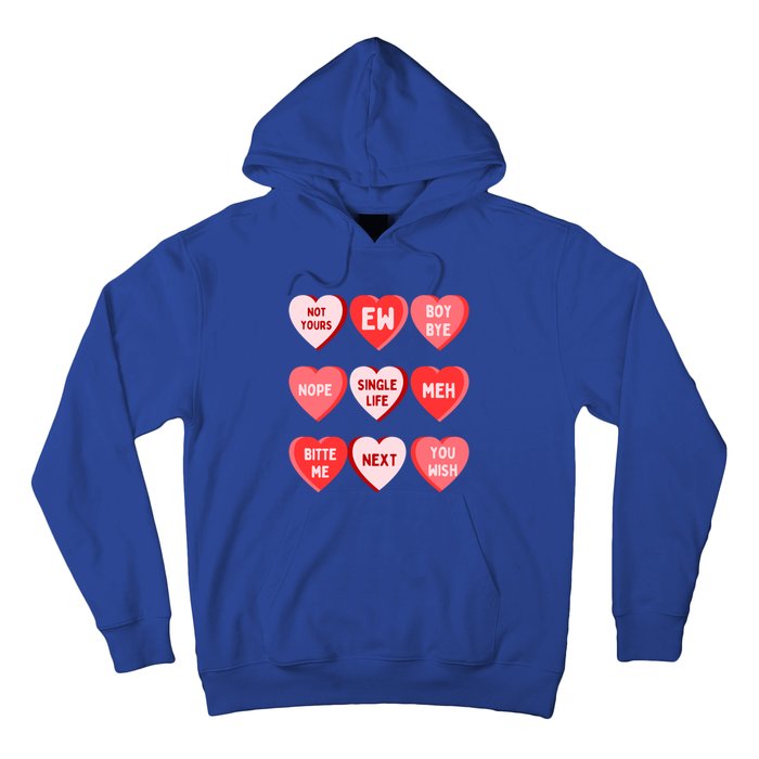 Funny Anti Valentines Day Single Af Gift For Galentines Day Cute Gift Hoodie