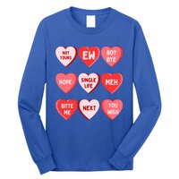 Funny Anti Valentines Day Single Af Gift For Galentines Day Cute Gift Long Sleeve Shirt