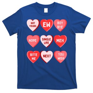 Funny Anti Valentines Day Single Af Gift For Galentines Day Cute Gift T-Shirt