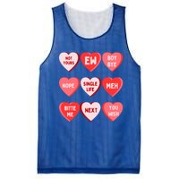 Funny Anti Valentines Day Single Af Gift For Galentines Day Cute Gift Mesh Reversible Basketball Jersey Tank