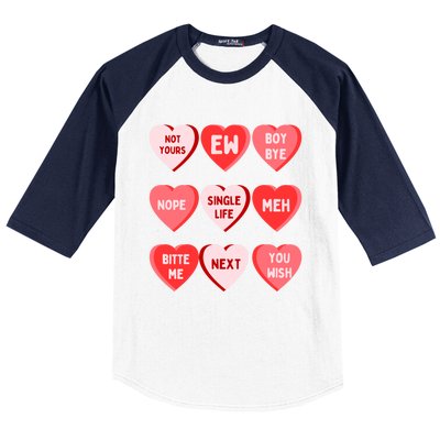 Funny Anti Valentines Day Single Af Gift For Galentines Day Cute Gift Baseball Sleeve Shirt