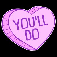 Funny Anti Valentines Day You'll Do Candy Heart Cooling Performance Crew T-Shirt