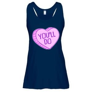 Funny Anti Valentines Day You'll Do Candy Heart Ladies Essential Flowy Tank