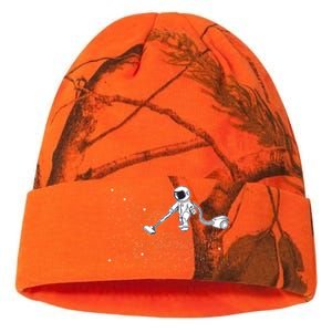 Funny Astronaut Vacuuming Galaxy Stars Kati Licensed 12" Camo Beanie