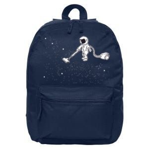 Funny Astronaut Vacuuming Galaxy Stars 16 in Basic Backpack