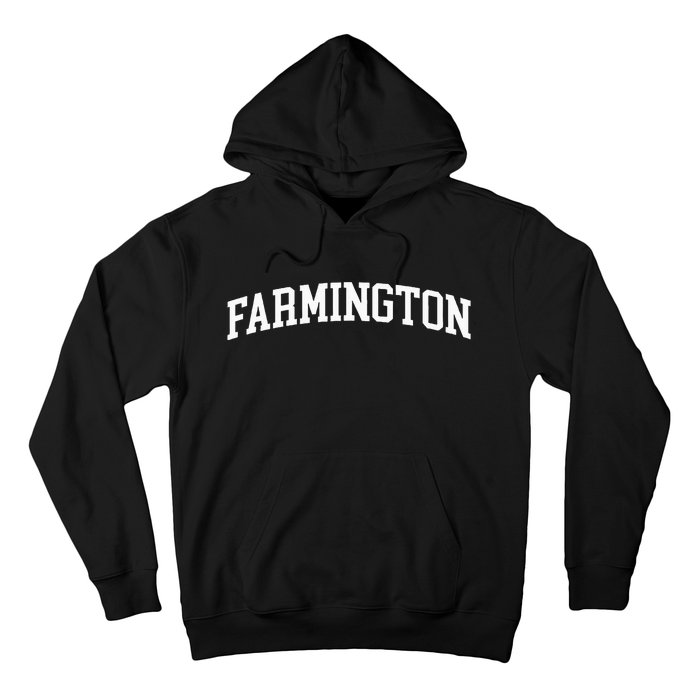 Farmington Arch Vintage Retro College Athletic Sport Hoodie