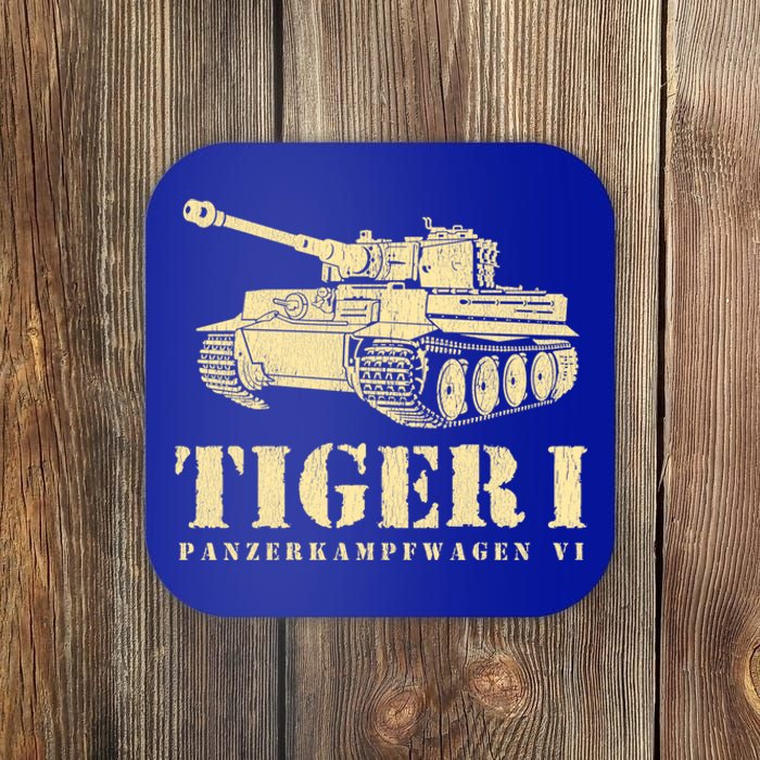 Funny Army Vintage Tiger Tank Pzkpfw Vi Wwii Gift Gift Coaster