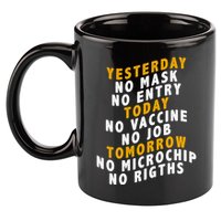 Funny Anti Vaccine 11oz C Handle Ceramic Mug