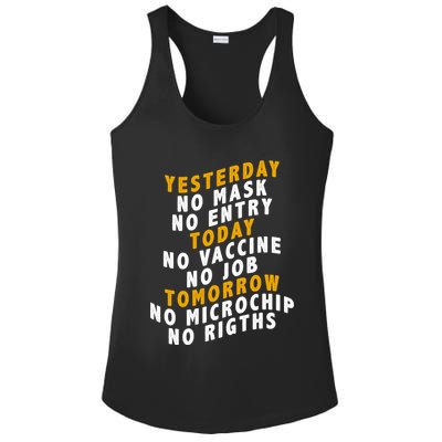 Funny Anti Vaccine Ladies PosiCharge Competitor Racerback Tank