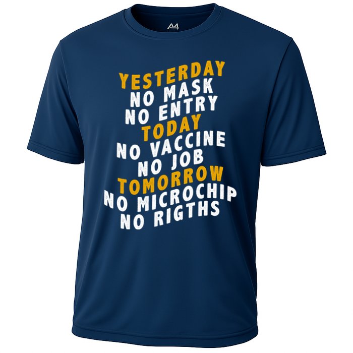 Funny Anti Vaccine Cooling Performance Crew T-Shirt