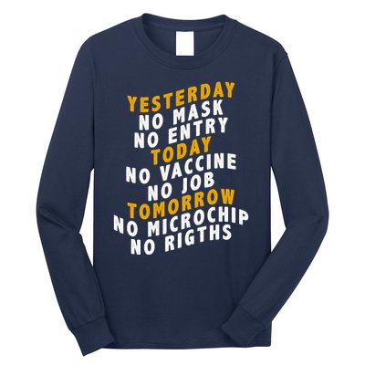 Funny Anti Vaccine Long Sleeve Shirt