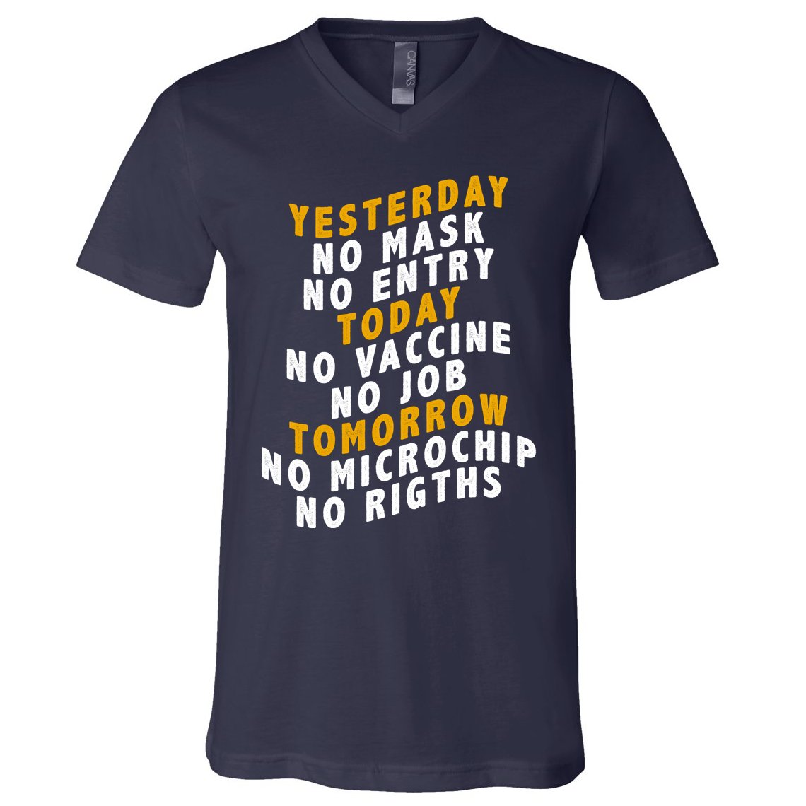 Funny Anti Vaccine V-Neck T-Shirt