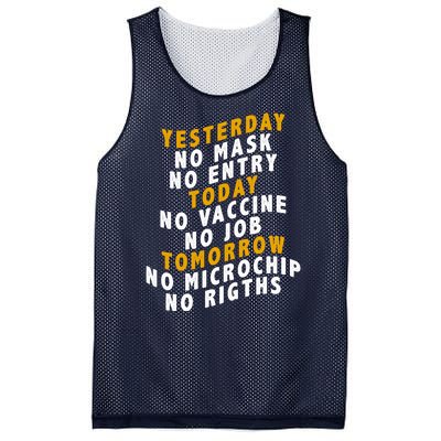 Funny Anti Vaccine Mesh Reversible Basketball Jersey Tank