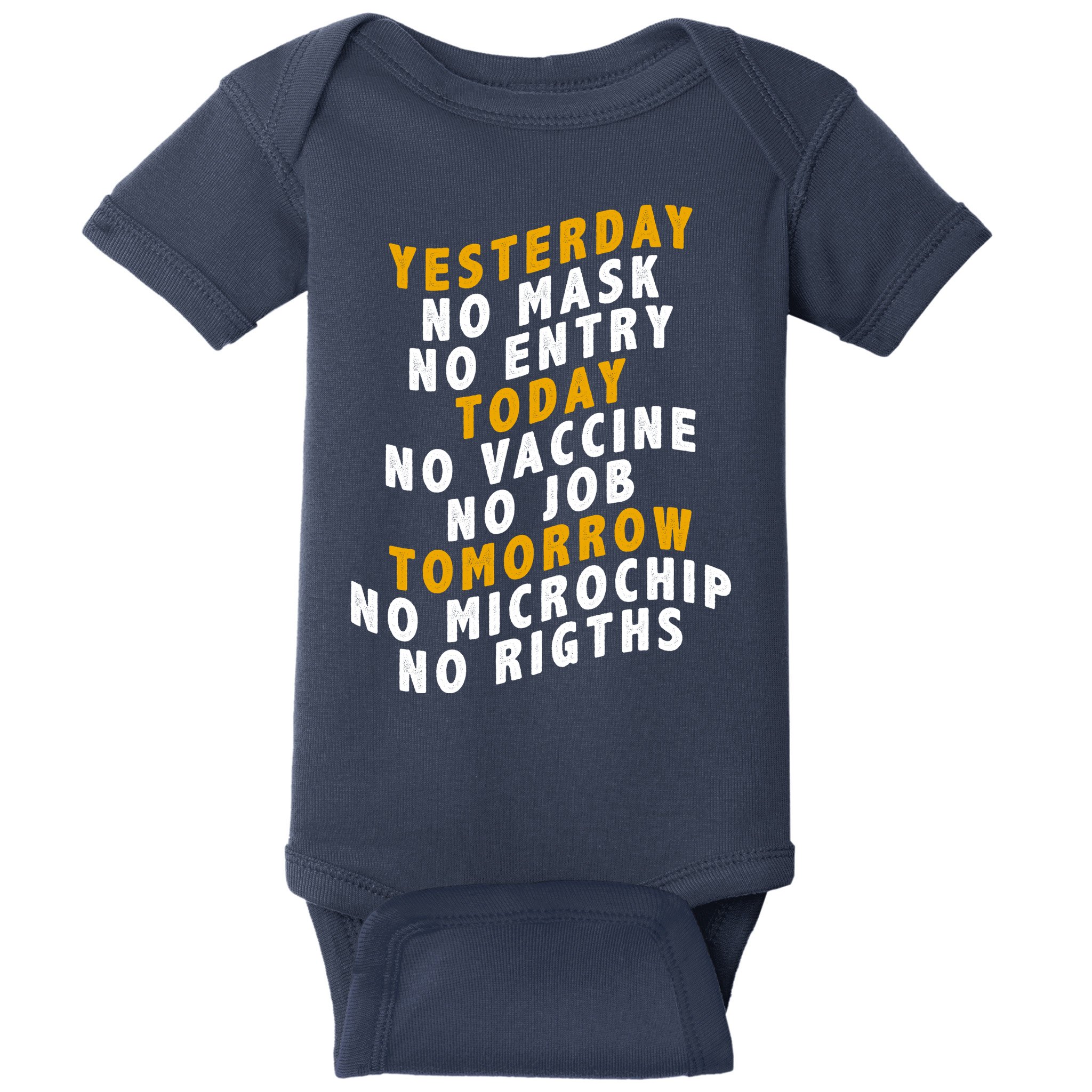 Funny Anti Vaccine Baby Bodysuit