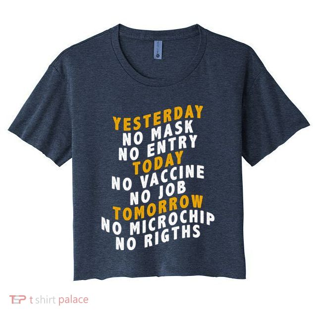 Funny Anti Vaccine Crop Top