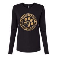 Foster. Adopt. Volunteer. Donate. Animal Rescue Dog Womens Cotton Relaxed Long Sleeve T-Shirt