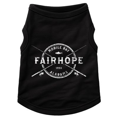 Fairhope Al Vintage Crossed Fishing Rods Doggie Tank
