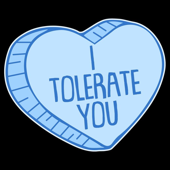 Funny Anti Valentines Day I Tolerate You Candy Heart Flatbill Hat
