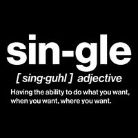 Funny Anti Valentine Single Definition Premium T-Shirt