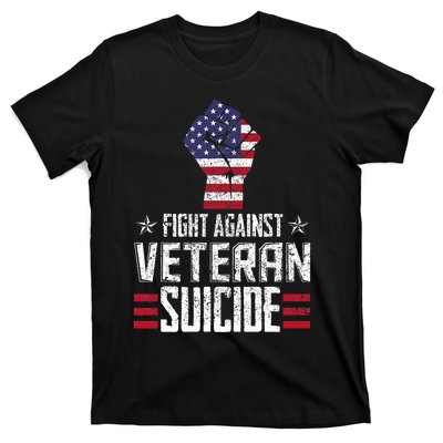 Fight Against Veteran Suicide Awareness Day T-Shirt