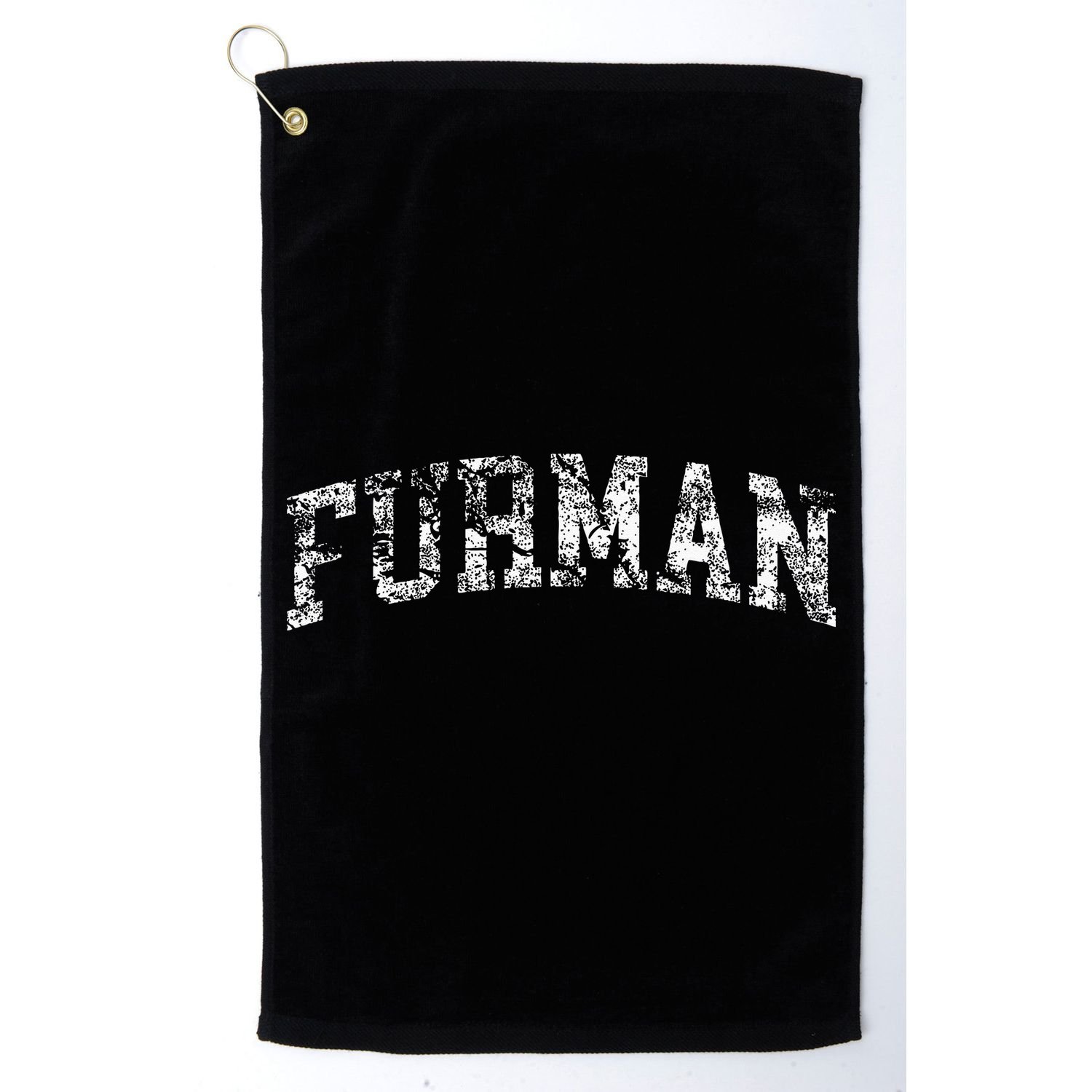 Furman Arch Vintage Retro College Athletic Sports Golf Towel