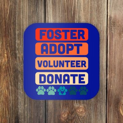 Foster Adopt Volunteer Donate National Rescue Dog Day Great Gift Coaster