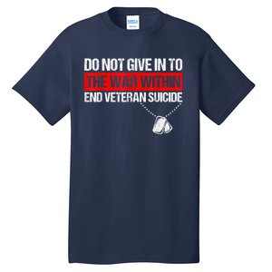 fight against Veteran Suicide Awareness Ptsd Veteran 22 Day Tall T-Shirt