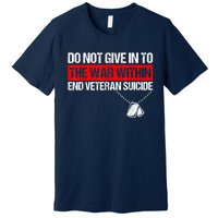 fight against Veteran Suicide Awareness Ptsd Veteran 22 Day Premium T-Shirt