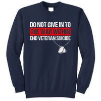 fight against Veteran Suicide Awareness Ptsd Veteran 22 Day Tall Sweatshirt