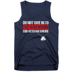 fight against Veteran Suicide Awareness Ptsd Veteran 22 Day Tank Top