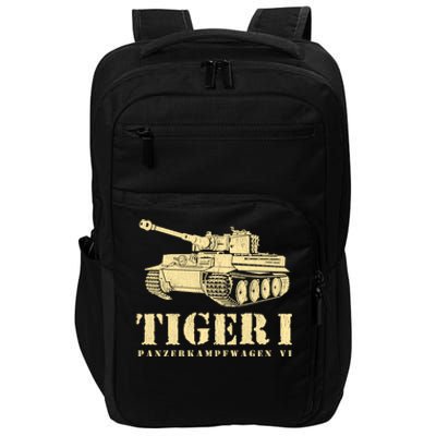 Funny Army Vintage Tiger Tank Pzkpfw Vi Wwii Gift Gift Impact Tech Backpack