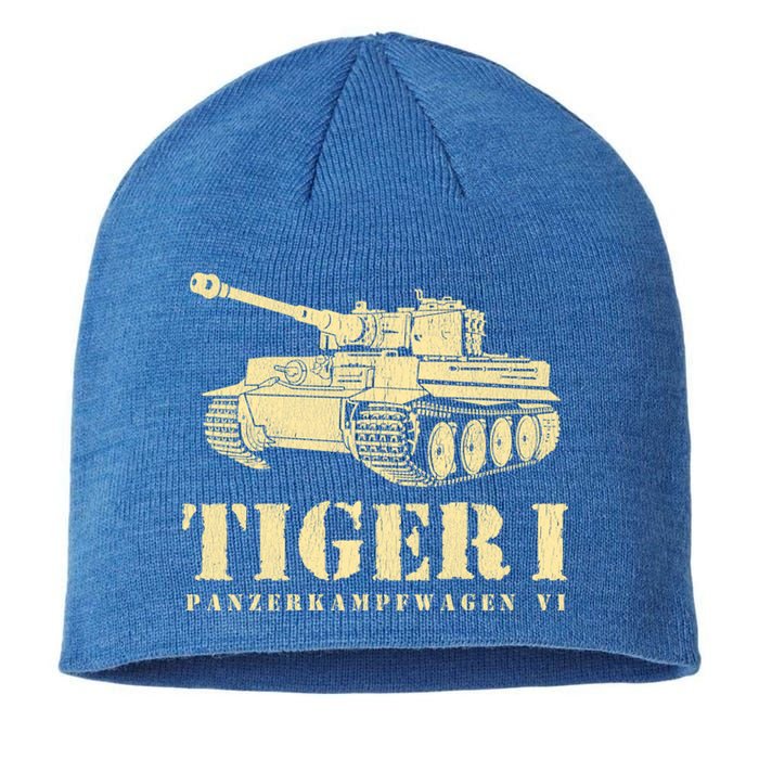 Funny Army Vintage Tiger Tank Pzkpfw Vi Wwii Gift Gift Sustainable Beanie