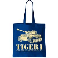 Funny Army Vintage Tiger Tank Pzkpfw Vi Wwii Gift Gift Tote Bag