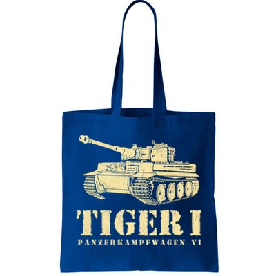 Funny Army Vintage Tiger Tank Pzkpfw Vi Wwii Gift Gift Tote Bag