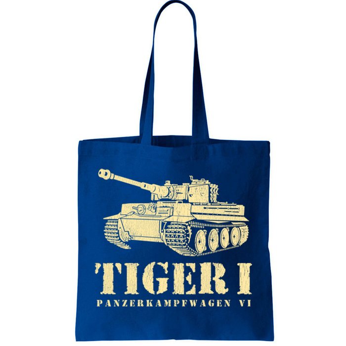 Funny Army Vintage Tiger Tank Pzkpfw Vi Wwii Gift Gift Tote Bag