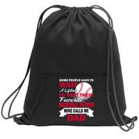 Favorite Baseball Player Sweatshirt Cinch Pack Bag