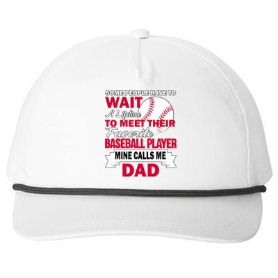 Favorite Baseball Player Snapback Five-Panel Rope Hat