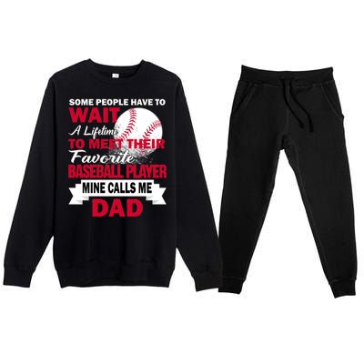 Favorite Baseball Player Premium Crewneck Sweatsuit Set