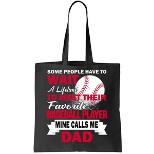 Favorite Baseball Player Tote Bag