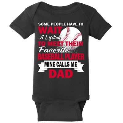 Favorite Baseball Player Baby Bodysuit