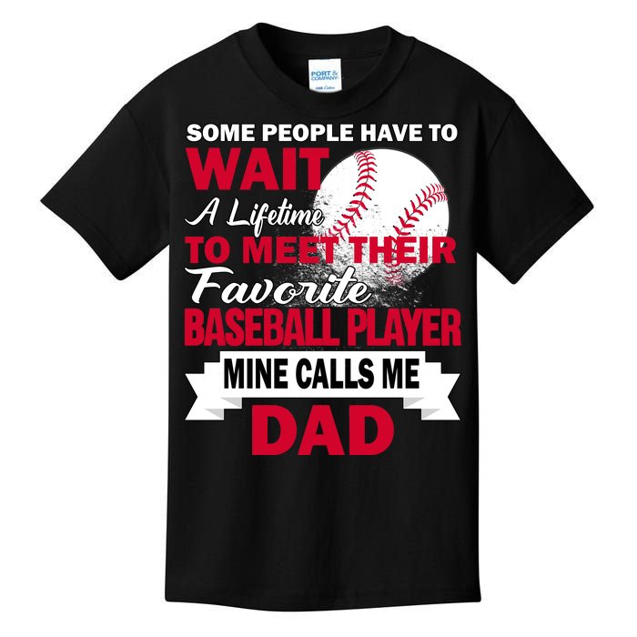 Favorite Baseball Player Kids T-Shirt