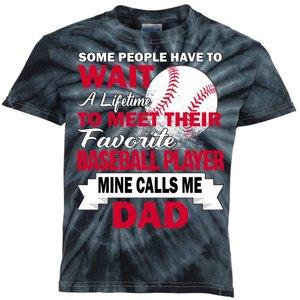 Favorite Baseball Player Kids Tie-Dye T-Shirt