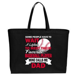 Favorite Baseball Player Cotton Canvas Jumbo Tote